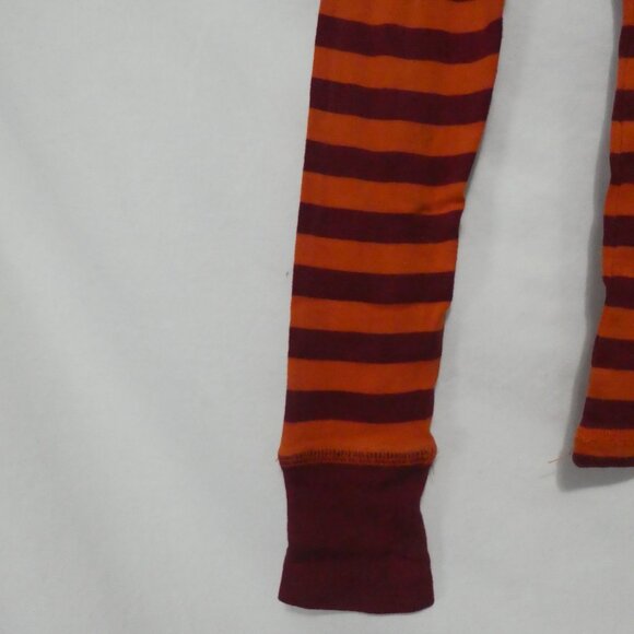 DELIA'S | xs - extra small | Striped Orange and Burgundy Long Sleeve Shirt - Picture 12 of 15